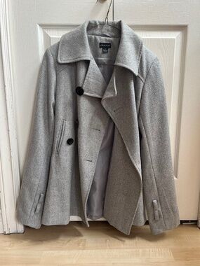 Seductions Grey Pea Coat